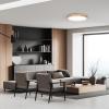 Solight LED osvětlení s dálkovým ovladačem Solid Oak, 48W, 3360lm, 39cm, změna chromatičnosti, stmívatelné - WO8009