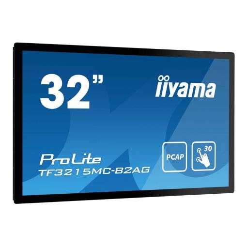 Iiyama 32 PCAP Anti-Glare, Bezel Free 30-Point displej Digital Signage Energetická třída (EEK2021): F (A - G) 80.01 cm 31.5 palec 1920 x 1080 Pixel 24/7