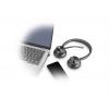 HP Poly Voyager 4320 UC Stereo Headset otevřená (On Ear) Bluetooth® stereo černá Potlačení hluku regulace hlasitosti, vč. nabíjecí a dokovací stanice Počítače