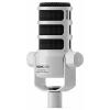 na stojanu USB mikrofon Rode PodMic USB White Druh přenosu:kabelový