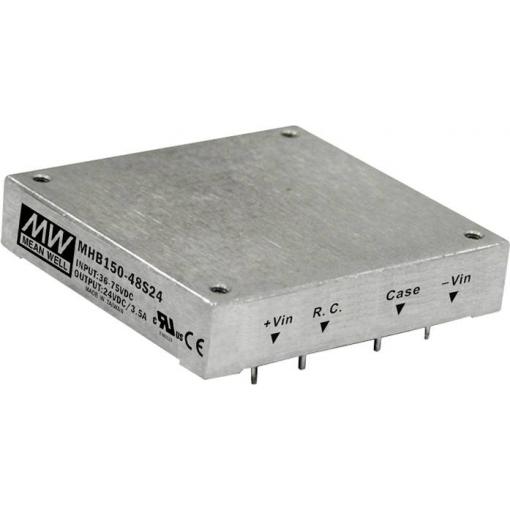 MEAN WELL MHB150-48S12 DC/DC měnič napětí 150 W Počet výstupů: 1 x Obsah 1 ks