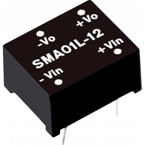 MEAN WELL SMA01L-12 DC/DC měnič napětí 1 W Počet výstupů: 1 x Obsah 1 ks