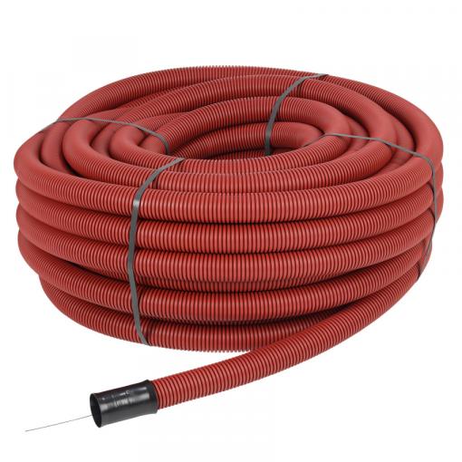 FRÄNKISCHE Kabuflex R 50 - ohebná dvouplášťová korugovaná chránička (červená) 50mm 56227050 cena za balení 50 ks