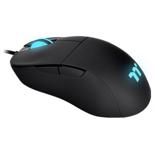 Thermaltake GMO Damysus RGB Wired Black optická herní myš, přenos kabelový, 6 tlačítko, 16000 dpi, vícebarevná