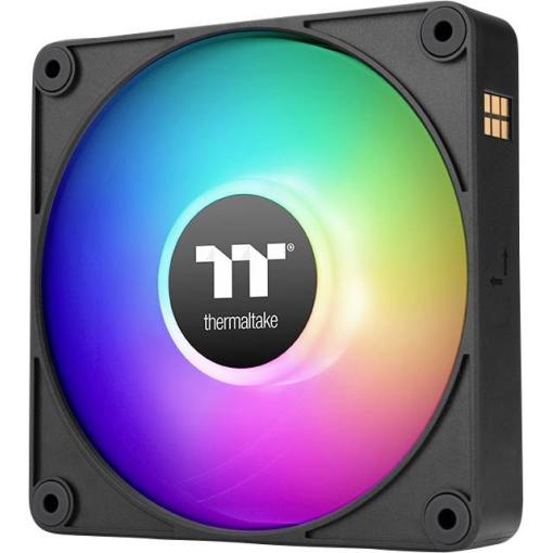 Thermaltake CT140 EX Reverse ARGB Sync PC Cooling Fan 3 Fan Pack PC větrák s krytem černá (š x v x h) 140 x 140 x 25 mm vč. ovládání RGB osvětlení