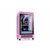 Thermaltake The Tower 200 Bubble Pink tower PC skříň růžová boční okno