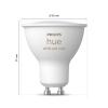 Philips Hue LED žárovka 25450300 Energetická třída (EEK2021): E (A - G) HueWCA GU10 RGB