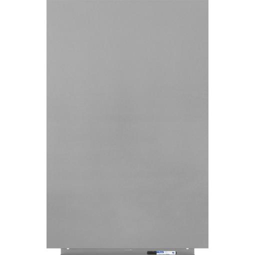 Rocada bílá popisovací tabule 6520PRO-9006 (š x v) 115 cm x 75 cm šedá plastový vč. odkládací misky , formát na šířku nebo na výšku