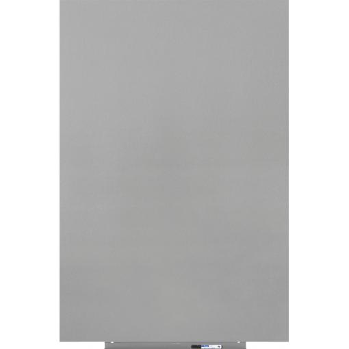 Rocada bílá popisovací tabule 6521PRO-9006 (š x v) 150 cm x 100 cm šedá plastový vč. odkládací misky , formát na šířku nebo na výšku