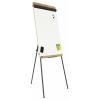 Rocada flipchart NAT0610 (š x v) 700 mm x 1900 mm dřevo, dub, Signální bílá (RAL 9003) omyvatelný, popisovatelný, výškově nastavitelný, vč. odkládací poličky,