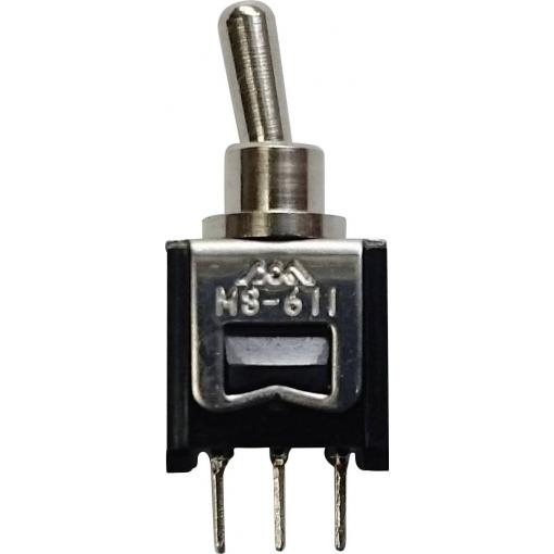 TRU COMPONENTS 701505 611A páčkový spínač 250 V/AC 0.15 A 1x zap/zap s aretací 1 ks