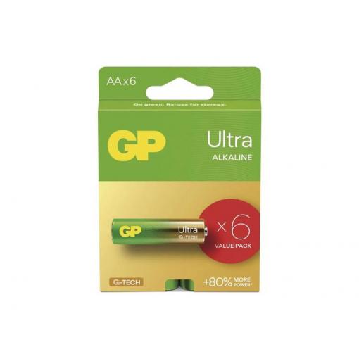 Baterie AA (R6) alkalická GP Ultra 6ks
