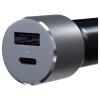 Satechi ST-TCPDCCM nabíjecí adaptér, 1x USB A , 1x USB-C®, 72 W, antracitová