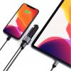 Satechi ST-TCPDCCM nabíjecí adaptér, 1x USB A , 1x USB-C®, 72 W, antracitová