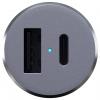 Satechi ST-TCPDCCM nabíjecí adaptér, 1x USB A , 1x USB-C®, 72 W, antracitová