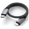 Satechi USB kabel USB 2.0 USB-C ® zástrčka, Apple Lightning konektor 0.25 m antracitová ST-TCL10M