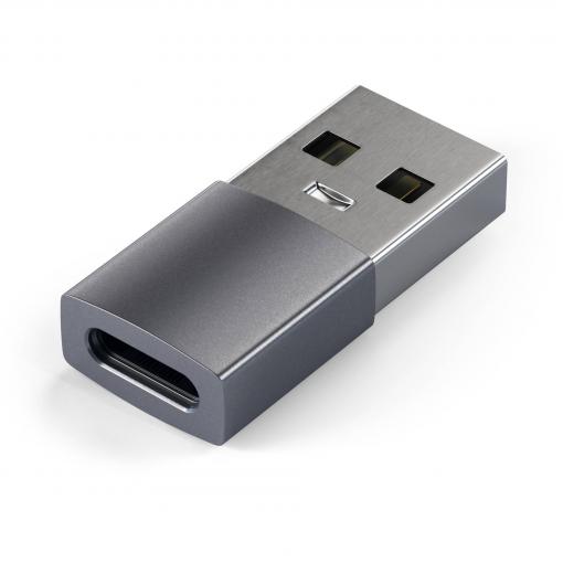 Satechi USB 3.1 Gen 1 (USB 3.0) adaptér [1x USB-C® zástrčka - 1x USB A, USB 3.1 Gen 1] ST-TAUCM 0.000 cm