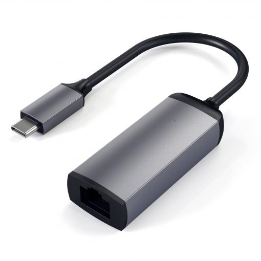 Satechi USB-C® adaptér [1x USB-C® zástrčka - 1x RJ45] ST-TCENM 0 mm