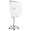 Rocada flipchart 618 (š x v) 680 mm x 1900 mm bílá, šedá omyvatelný, popisovatelný, výškově nastavitelný, vč. odkládací poličky, magnetický R618102