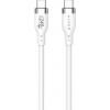 Targus USB kabel USB 2.0 USB-C ® zástrčka 1.00 m bílá kulatý HJ4001WHGL