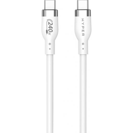 Targus USB kabel USB 2.0 USB-C ® zástrčka 1.00 m bílá kulatý HJ4001WHGL