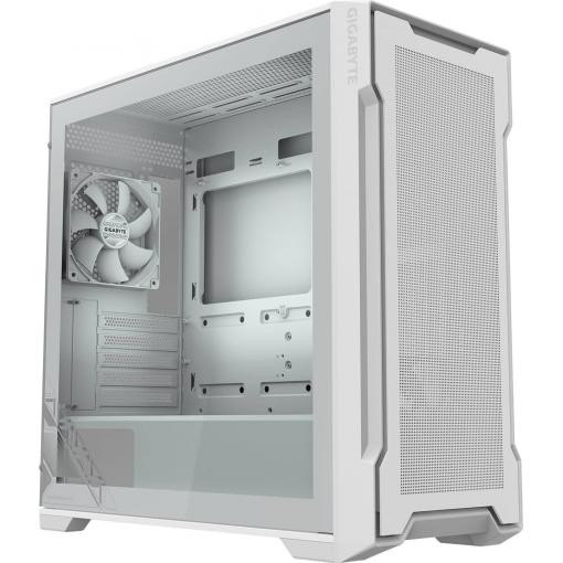 Gigabyte C102GI midi tower PC skříň bílá prachový filtr