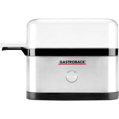 Gastroback Design Eierkocher vařič vajec stříbrná, černá, transparentní