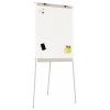 Rocada flipchart 610V19 (š x v) 1800 mm x 850 mm Signální bílá (RAL 9003), ocelová omyvatelný, popisovatelný, výškově nastavitelný, vč. odkládací poličky,