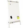 Rocada flipchart 610V19 (š x v) 1800 mm x 850 mm Signální bílá (RAL 9003), ocelová omyvatelný, popisovatelný, výškově nastavitelný, vč. odkládací poličky,