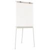 Rocada flipchart 610V19 (š x v) 1800 mm x 850 mm Signální bílá (RAL 9003), ocelová omyvatelný, popisovatelný, výškově nastavitelný, vč. odkládací poličky,