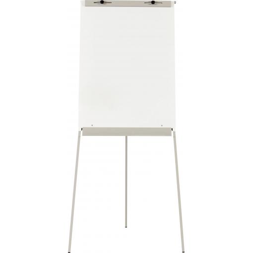 Rocada flipchart 610V19 (š x v) 1800 mm x 850 mm Signální bílá (RAL 9003), ocelová omyvatelný, popisovatelný, výškově nastavitelný, vč. odkládací poličky,