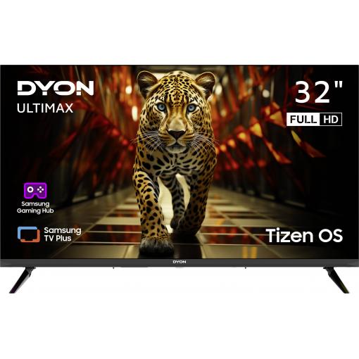 Dyon Ultimax 32F-TI LED TV, 80 cm 32 palec, F (A - G), DVB-T2, DVB-C, DVB-S2, Full HD, Smart TV, WLAN, CI+, černá