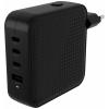 HYPER HyperJuice® 100W USB-C cestovní nabíječka, GaN, s adaptérem pro Evropu, s britským adaptérem, s americkým adaptérem, s adaptérem pro Čínu, 1x USB A , 3x