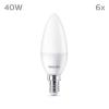 Philips LED 9290035411 LED Energetická třída (EEK2021) F (A - G) E14 svíčkový tvar 4.9 W = 40 W teplá bílá (Ø x d) 35 mm x 106 mm 6 ks