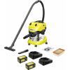 Kärcher Home & Garden WD 4-18 S Dual Battery Set V-20/22 1.628-626.0 Akumulátorový vysavač pro mokré a suché vysávání 380 W 20 l vč. 2 akumulátorů, Vč.