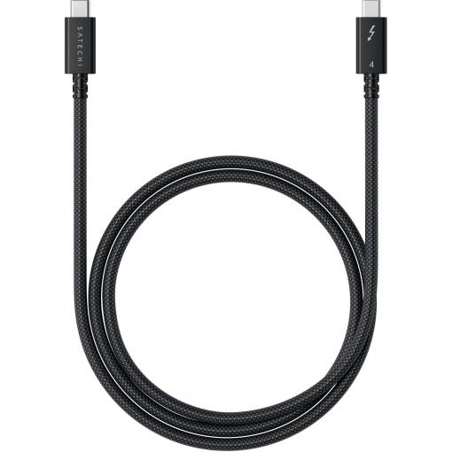 Satechi Thunderbolt™ kabel Thunderbolt™ 4 USB-C® 1.00 m černá, stříbrná ST-YTB100K