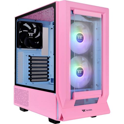 Thermaltake Ceres 350 MX Bubble Pink midi tower PC skříň růžová