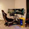 Thermaltake GR500 Racing Simulator Cockpit závodní sedadlo černá
