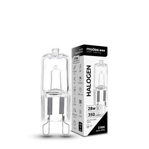 Žárovka halogenová G9 28W ML-HG928W Modee