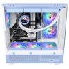 Thermaltake CT140 ARGB Sync PC Cooling Fan Hydrangea Blue 2 Pack PC větrák s krytem (š x v x h) 140 x 140 x 25 mm