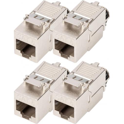 Digitus DN-93816-4 RJ45 vestavný modul Keystone CAT 8.1 4 ks