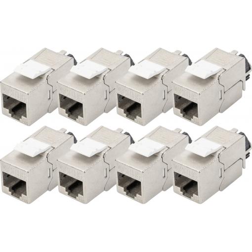 Digitus DN-93617-8 RJ45 vestavný modul Keystone CAT 6A 8 ks