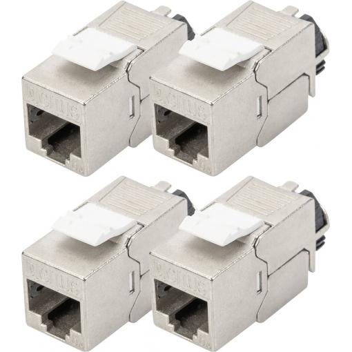 Digitus DN-93617-4 RJ45 vestavný modul Keystone CAT 6A 4 ks