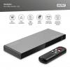 Digitus DS-55334 1 + 5 portů HDMI přepínač LED ukazatel, s dálkovým ovládáním, UHD, kovový ukazatel, lze spínat jednotlivě, se stavovými LED 7680 x 4320 Pixel