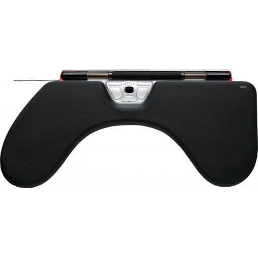 Contour Design RollerMouse RED Max + Armauflage myš, přenos USB, 6 tlačítko, 2800 dpi, černá, stříbrná