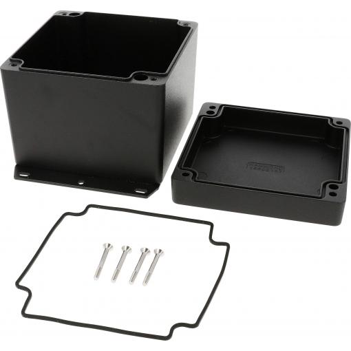 Hammond Electronics 1550Z137FBK univerzální pouzdro 121 x 121 x 102 litý hliník černá 1 ks
