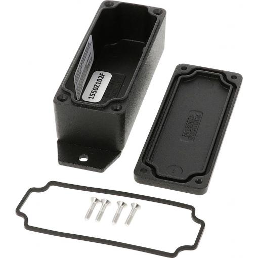 Hammond Electronics 1550Z102FBK univerzální pouzdro 90 x 36 x 30 litý hliník černá 1 ks