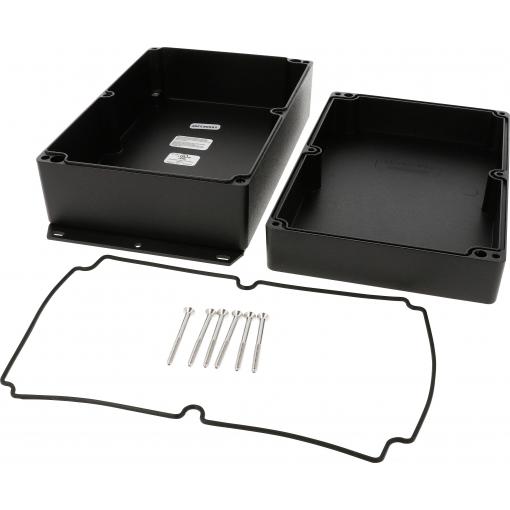 Hammond Electronics 1550Z220FBK univerzální pouzdro 223 x 147 x 83 litý hliník černá 1 ks