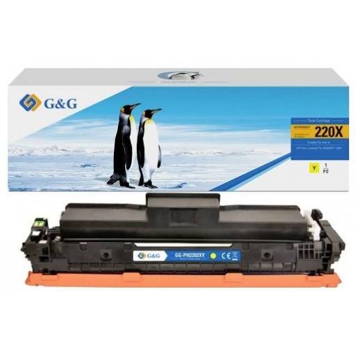 G&G Toner náhradní HP 220X, W2202X kompatibilní žlutá 5500 Seiten GG-PH2202XY NT-PH2202XY-B-V2-S1