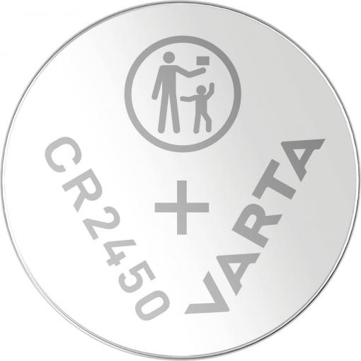 Varta knoflíkový článek CR 2450 3 V 4 ks lithiová VARTA LITHIUM Coin CR2450 Blister 4